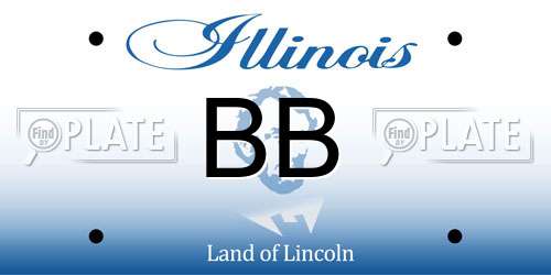 BB Illinois License Plate
