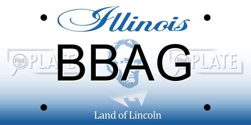 BBAG Illinois License Plate