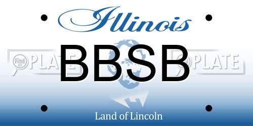 BBSB Illinois License Plate