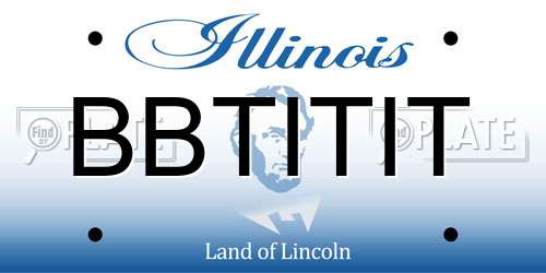 BBTITIT Illinois License Plate