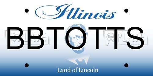 BBTOTTS Illinois License Plate