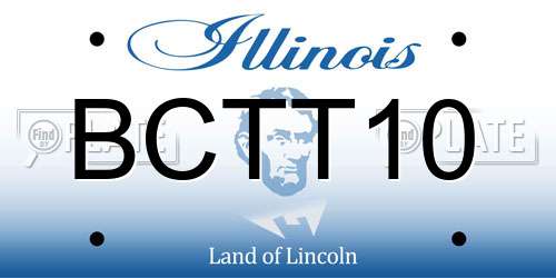 BCTT10 Illinois License Plate