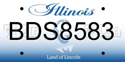 BDS8583 Illinois License Plate