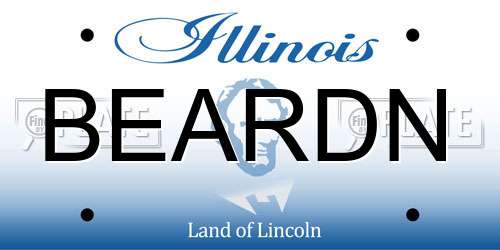 BEARDN Illinois License Plate