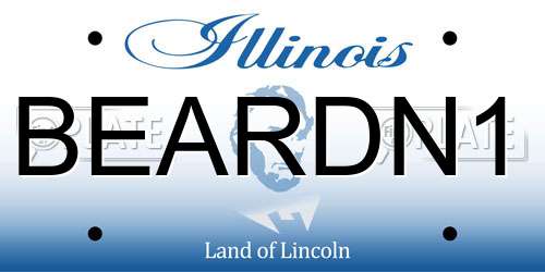 BEARDN1 Illinois License Plate
