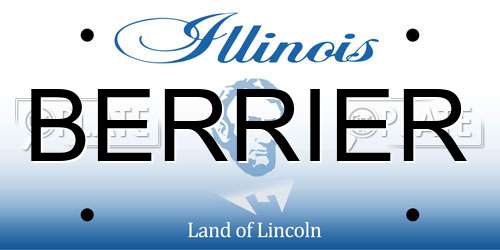 BERRIER Illinois License Plate