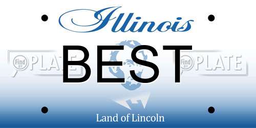 BEST Illinois License Plate