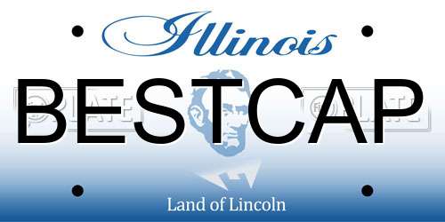BESTCAP Illinois License Plate