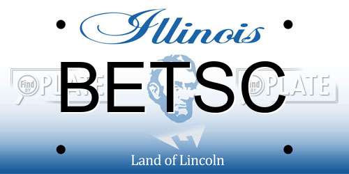 BETSC Illinois License Plate