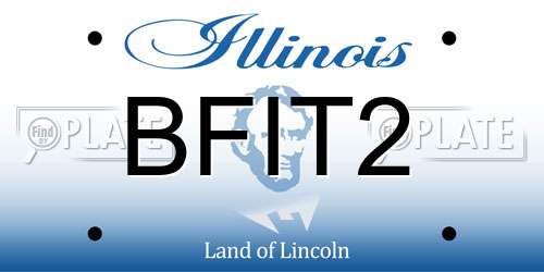 BFIT2 Illinois License Plate