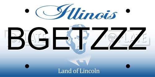 BGETZZZ Illinois License Plate