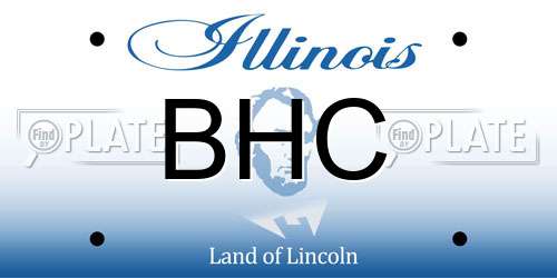 BHC Illinois License Plate