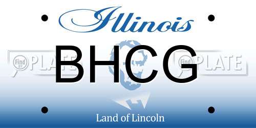 BHCG Illinois License Plate