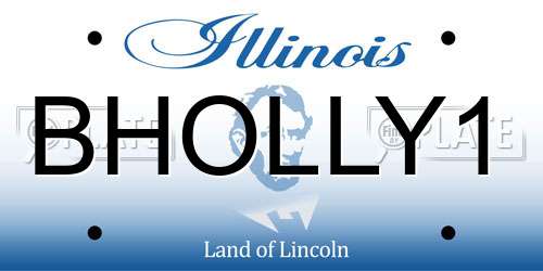 BHOLLY1 Illinois License Plate