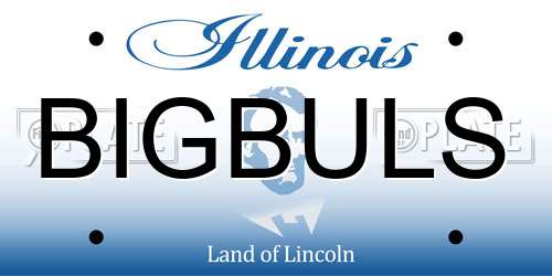 BIGBULS Illinois License Plate