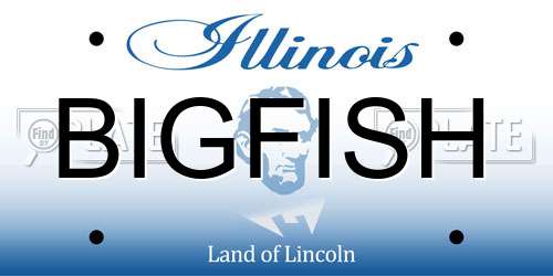 BIGFISH Illinois License Plate