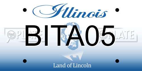 BITA05 Illinois License Plate