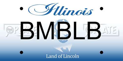 BMBLB Illinois License Plate