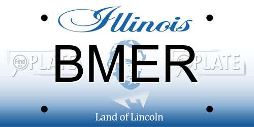 BMER Illinois License Plate