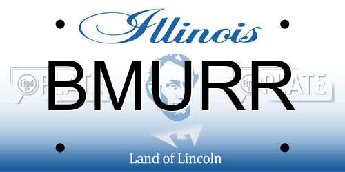 BMURR Illinois License Plate
