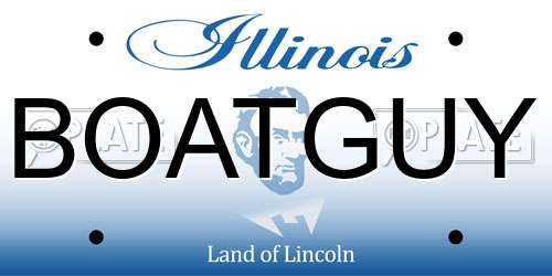 BOATGUY Illinois License Plate