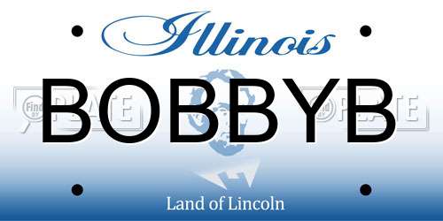 BOBBYB Illinois License Plate