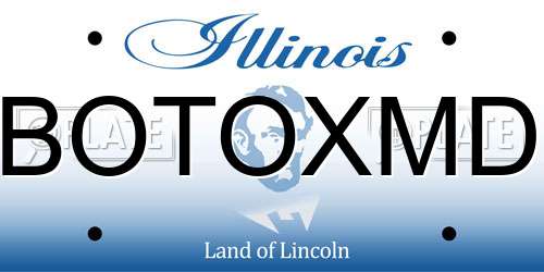 BOTOXMD Illinois License Plate