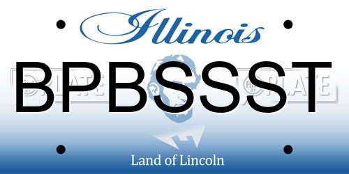 BPBSSST Illinois License Plate