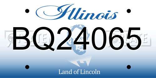 BQ24065 Illinois License Plate