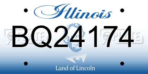 BQ24174 Illinois License Plate