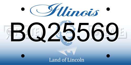 BQ25569 Illinois License Plate