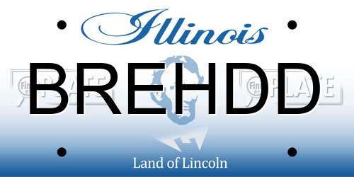 BREHDD Illinois License Plate