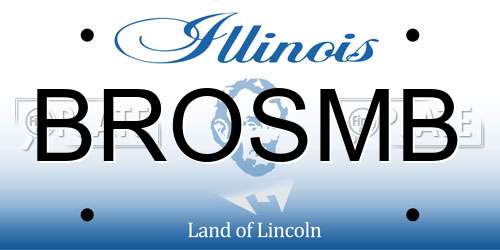 BROSMB Illinois License Plate