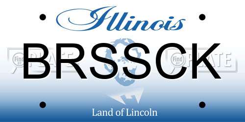 BRSSCK Illinois License Plate