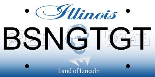 BSNGTGT Illinois License Plate