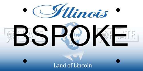 BSPOKE Illinois License Plate