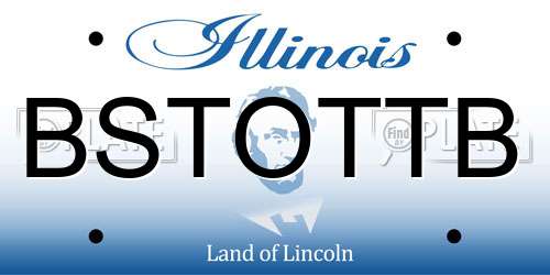 BSTOTTB Illinois License Plate