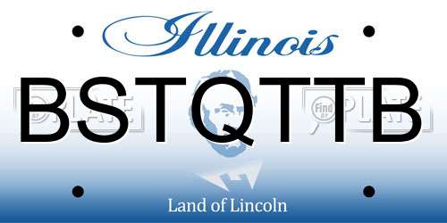 BSTQTTB Illinois License Plate