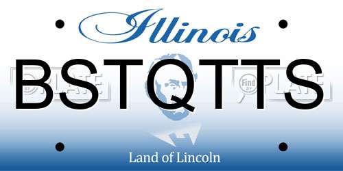 BSTQTTS Illinois License Plate
