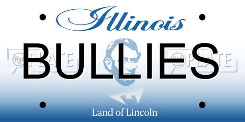BULLIES Illinois License Plate