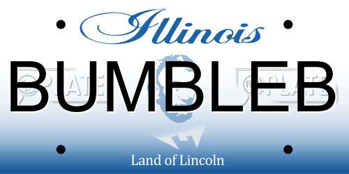 BUMBLEB Illinois License Plate