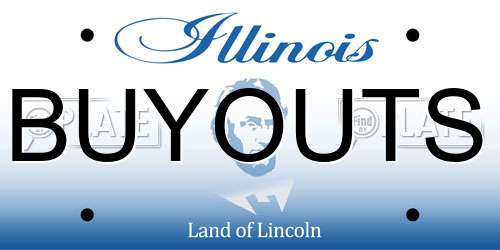BUYOUTS Illinois License Plate