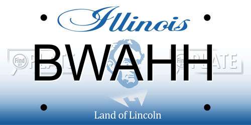 BWAHH Illinois License Plate