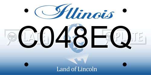 C048EQ Illinois License Plate
