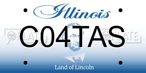 C04TAS Illinois License Plate