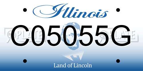 C05055G Illinois License Plate