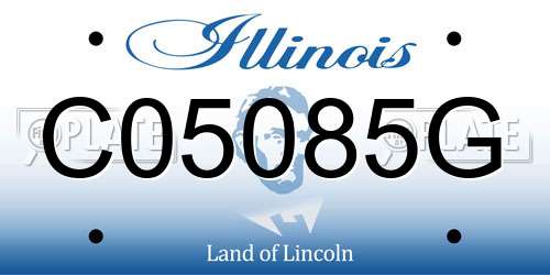 C05085G Illinois License Plate