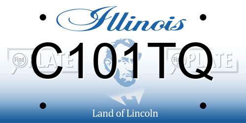 C101TQ Illinois License Plate