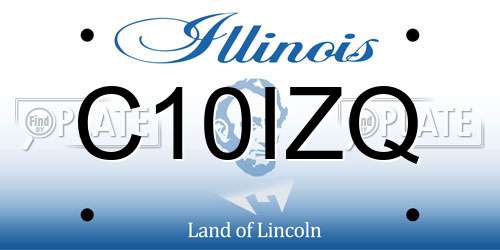 C10IZQ Illinois License Plate