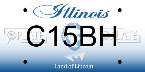 C15BH Illinois License Plate